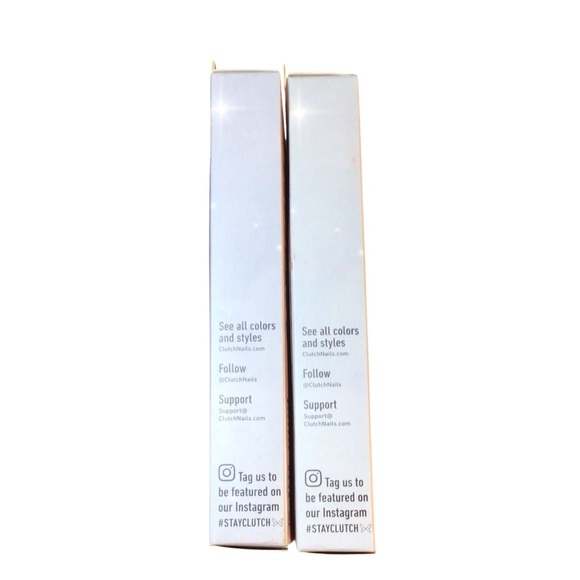 (2) Pack Clutch Nails Starlite 24 Coffin Purple Ombré Shimmer Press On Nail Set - Picture 8 of 8